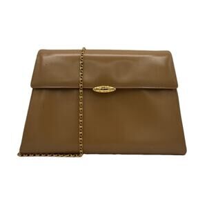 Givenchy Shoulder Bag / Elegant Brown Leather Clutch